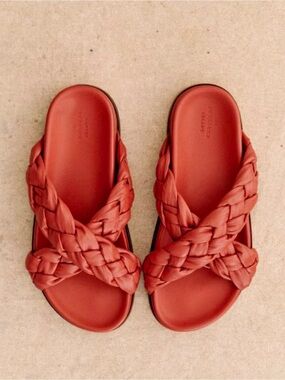 Sézane Eden Low Mule in Terracotta, sz 10 (40)